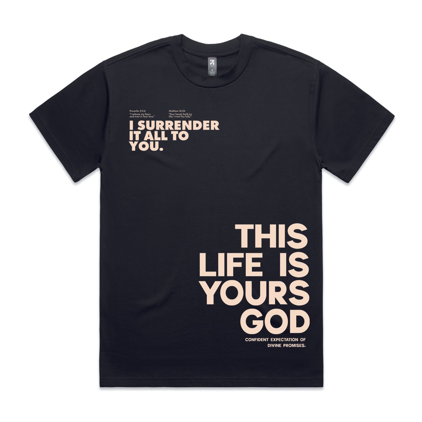 Men's Heavy Tee Oversized This life is yours God