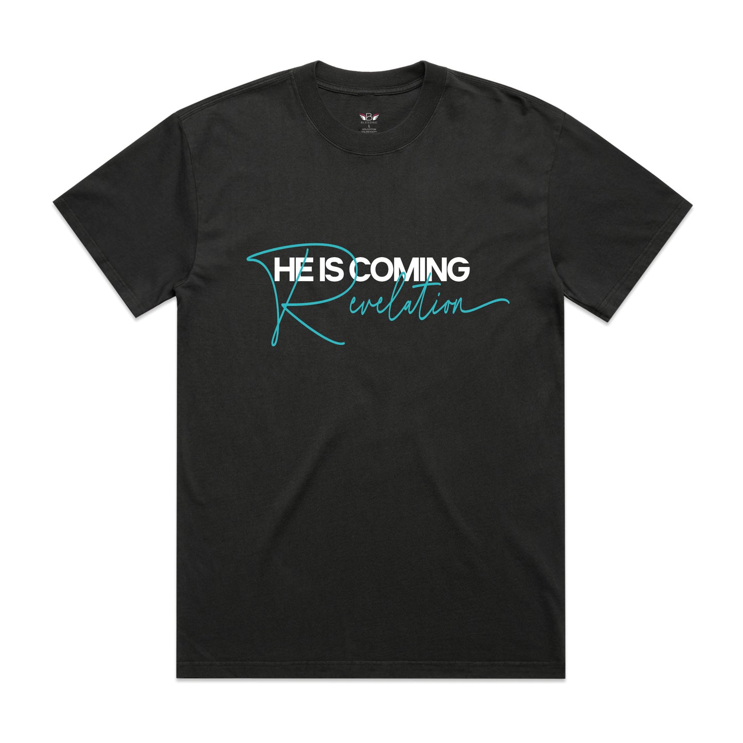 Men's Heavy Faded Tee Oversized He'll be back