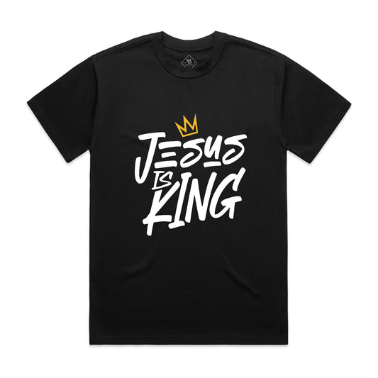 Men's Heavy Faded Jesus is forever King