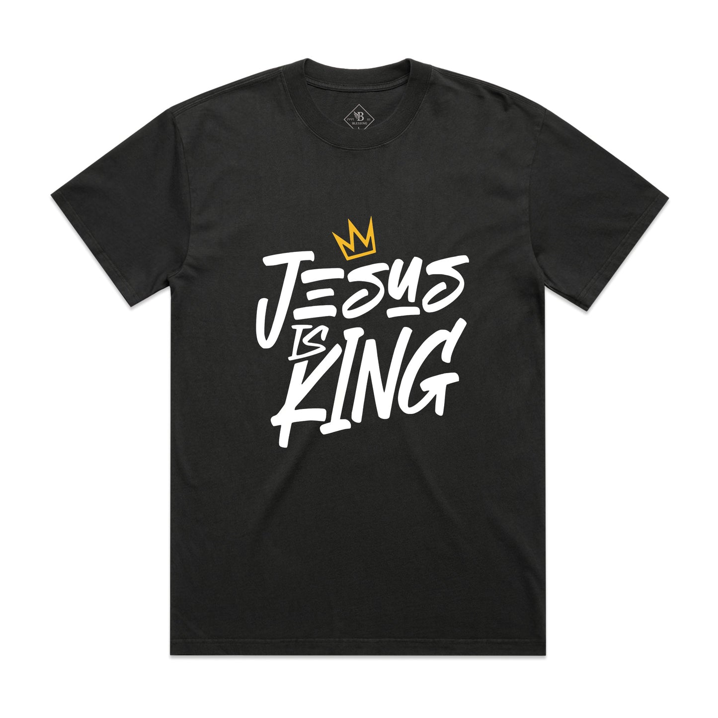 Men's Heavy Faded Jesus is forever King