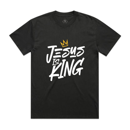 Men's Heavy Faded Jesus is forever King