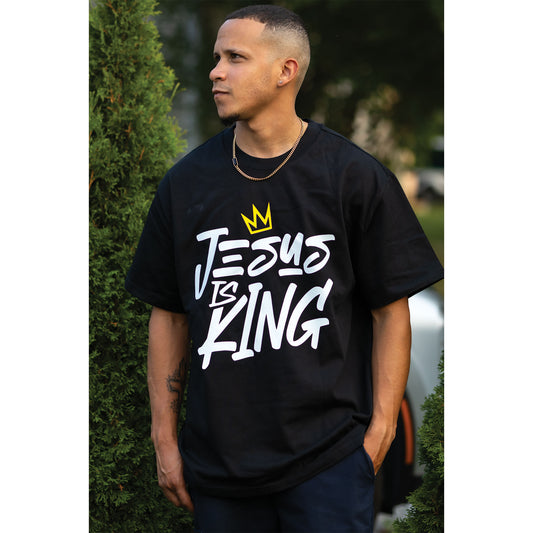 Men's Heavy Faded Jesus is forever King